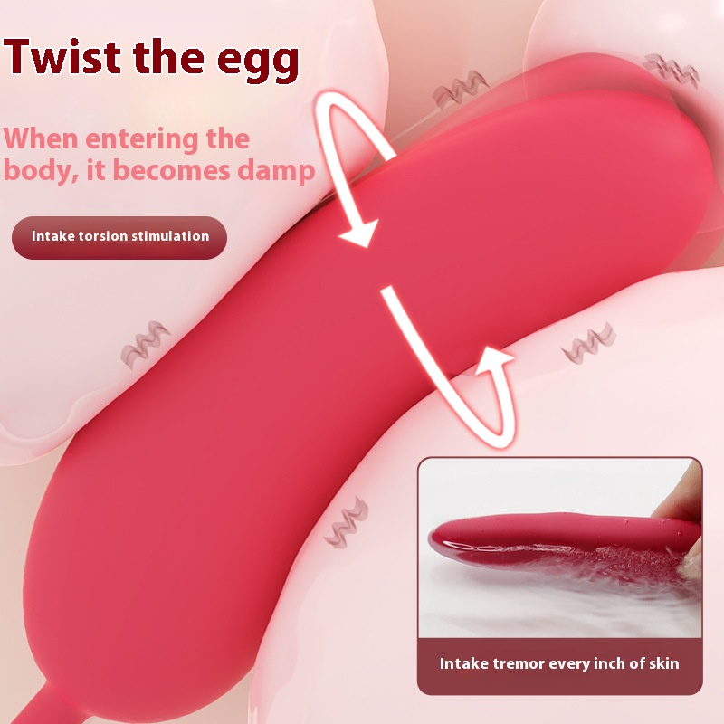 Custom rose jumping egg kneading vibration strong vibration crispy hemp female sex toy masturbator female adult products - Image 3