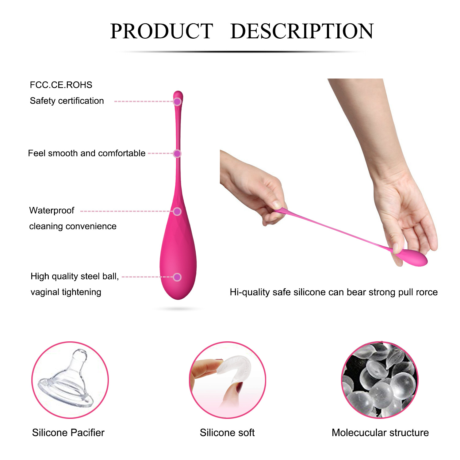 Silicone kegel exercise balls vaginal exerciser for women - Image 2