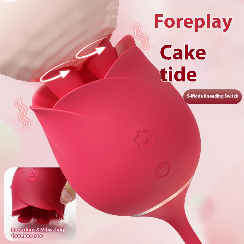 Custom rose jumping egg kneading vibration strong vibration crispy hemp female sex toy masturbator female adult products - Image 2