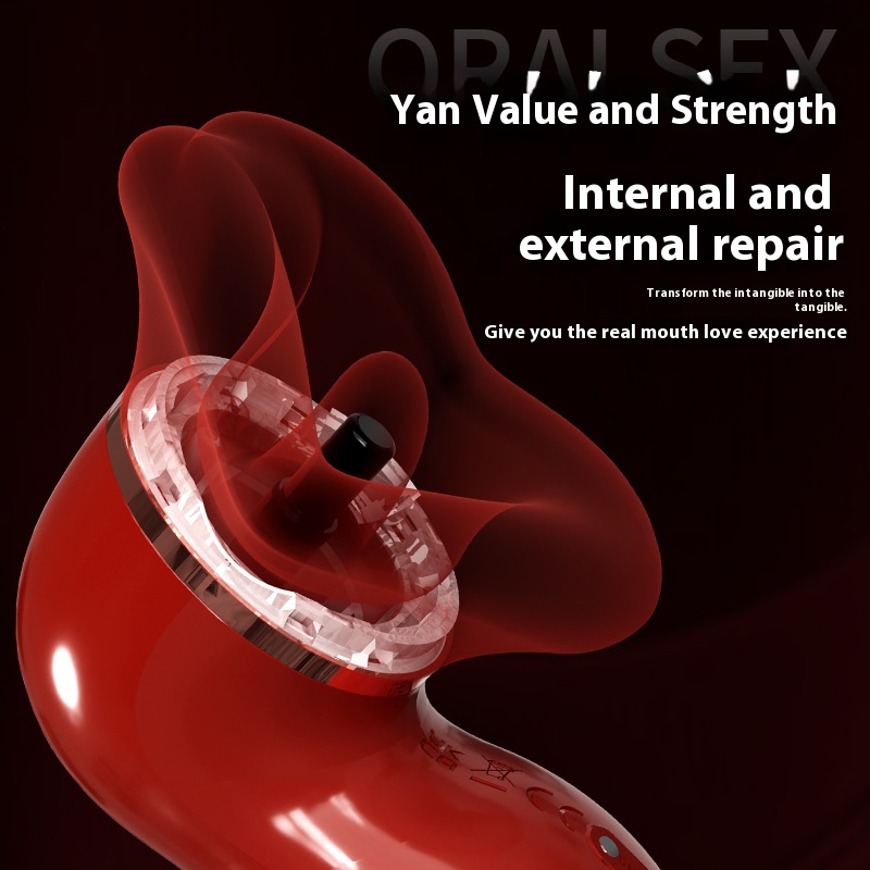 Female masturbation sex toys soft and fitting sucking tongue licking adult products vibrator female orgasm licking device - Image 2