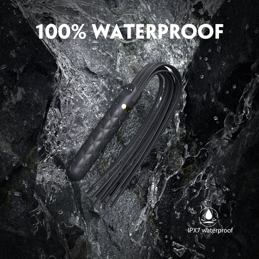 couple erotic toys leather whip COS vibrator SM sex toys - Image 3