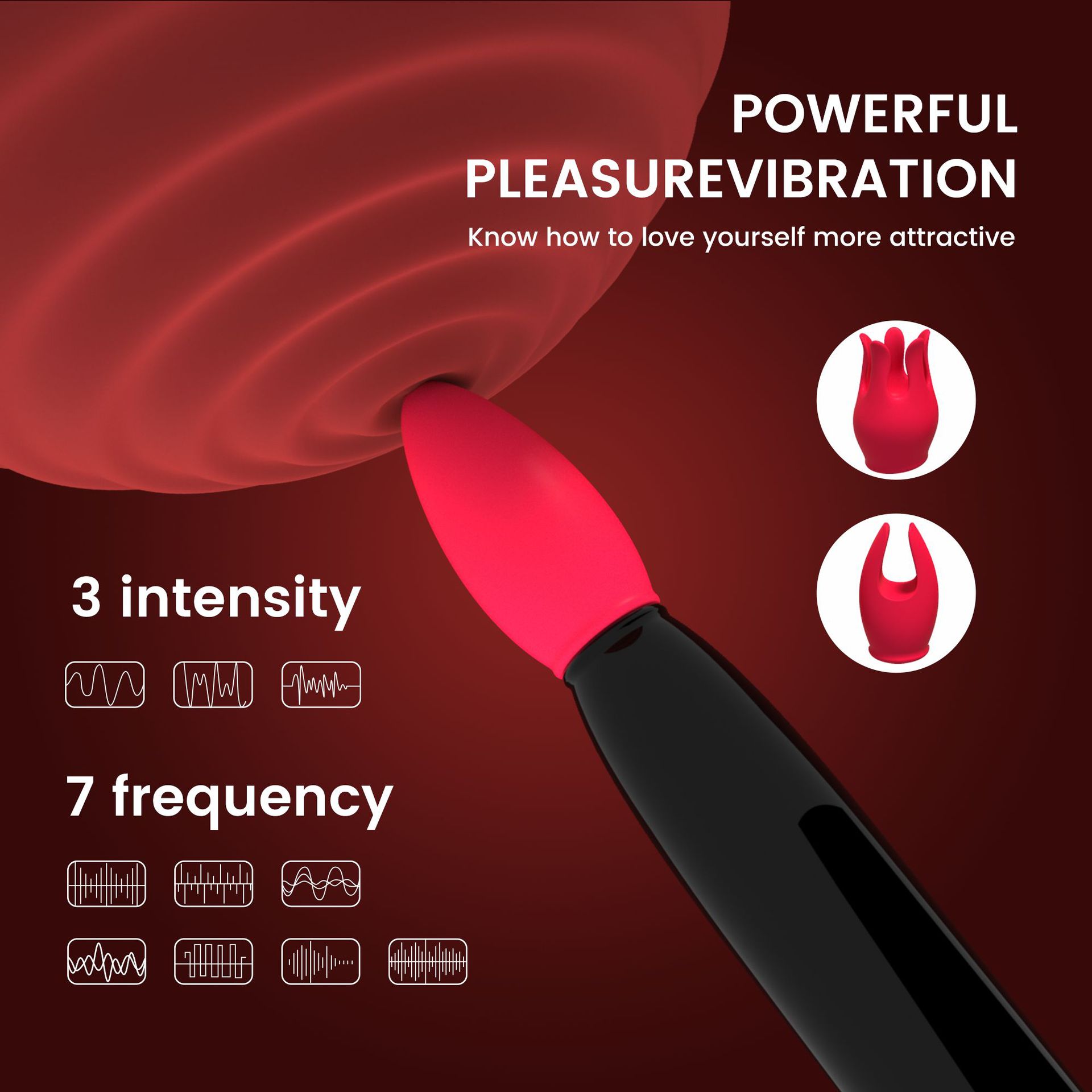 Vibrating teasing head-swapping props, sex toys, foreplay, adult couples' BDSM toys - Image 4