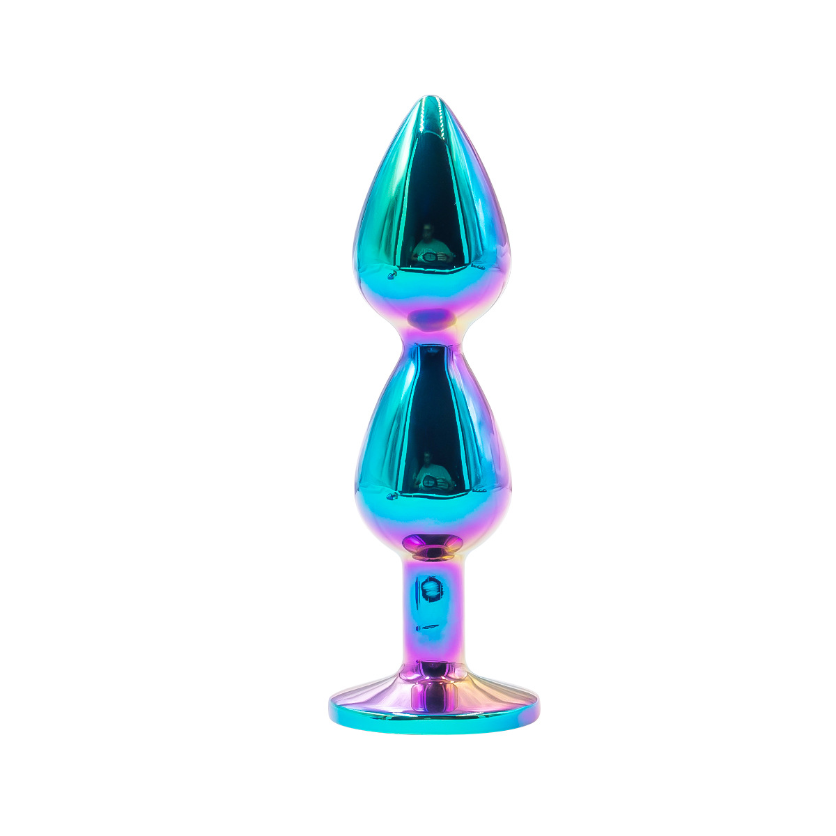 Colorful three-link anal plug with pull beads, metal anal plug, anal sex toy, iron tree blooming anal plug - Image 6