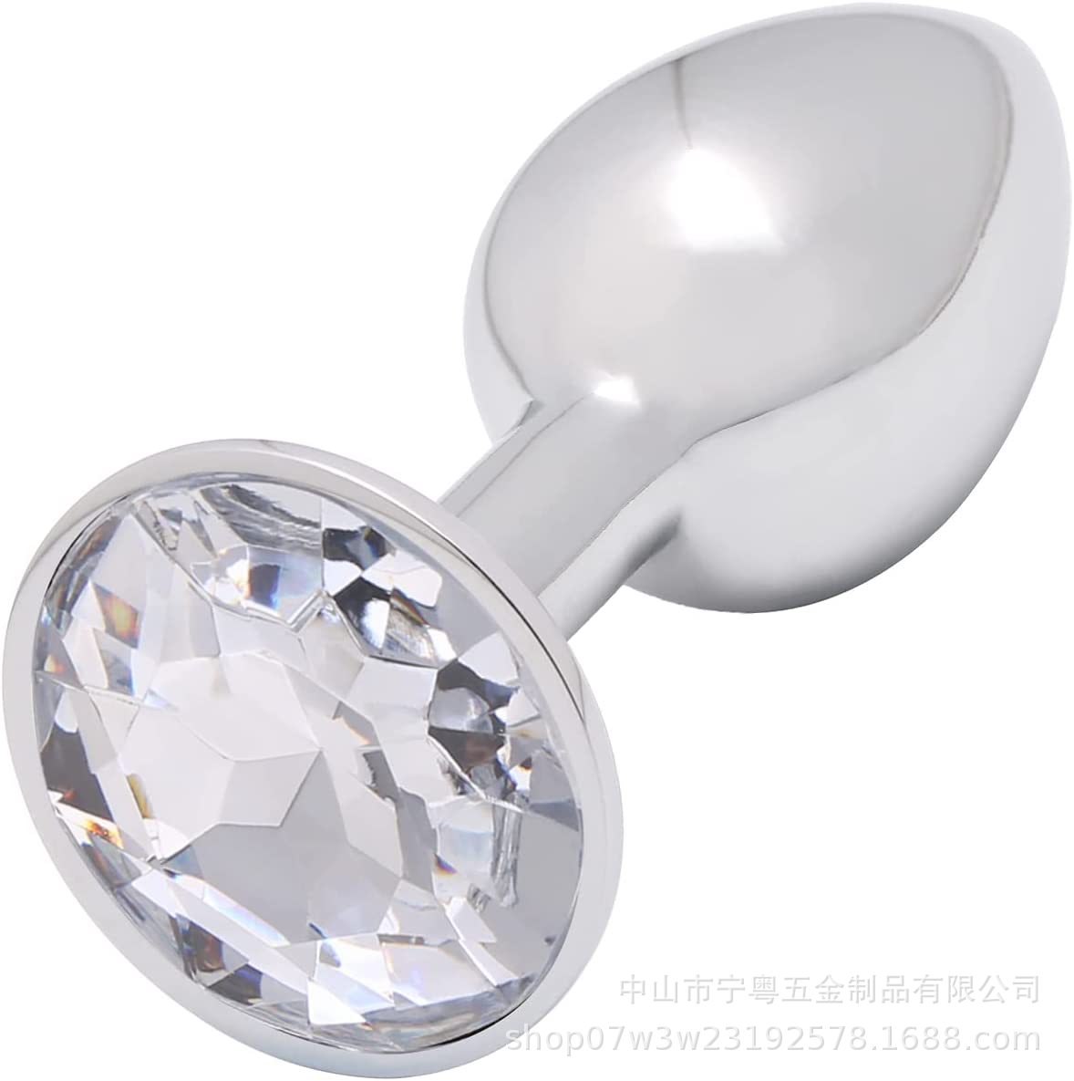 Small metal anal plug, anal device, male and female anal masturbation alternative toy sex toy.