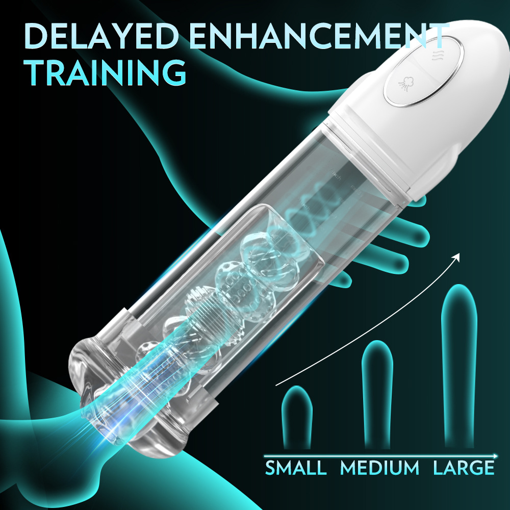 Rocket negative pressure vacuum pump masturbation device, male masturbation cup, penis trainer, desensitization artifact, custom-made. - Image 5