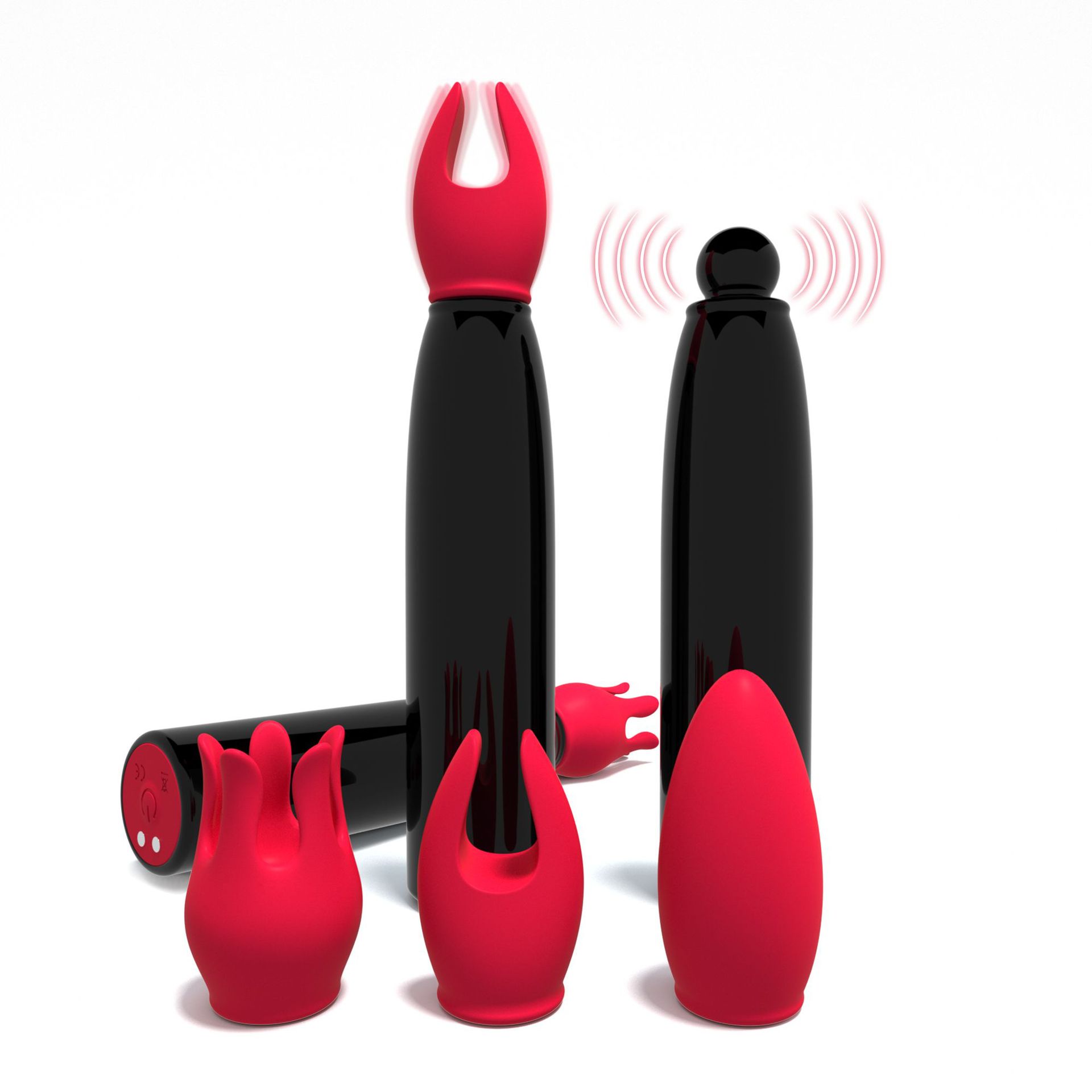 Vibrating teasing head-swapping props, sex toys, foreplay, adult couples' BDSM toys - Image 5