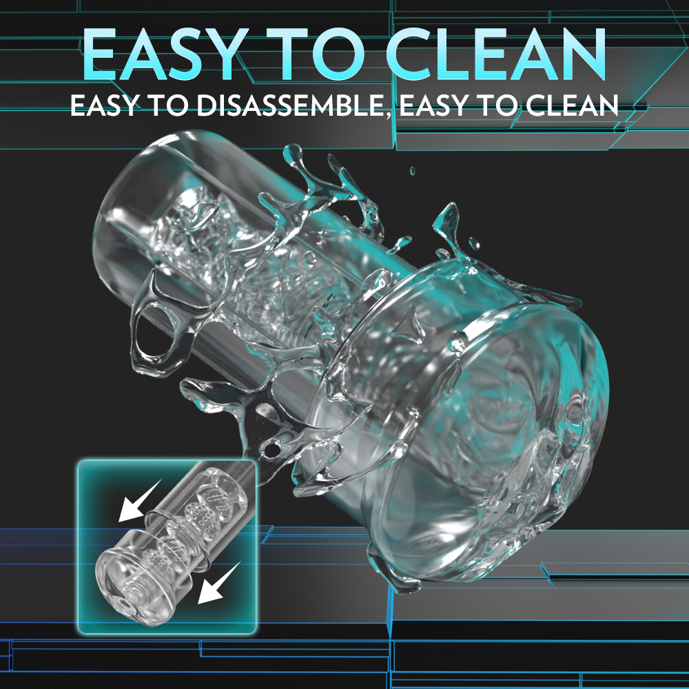 Rocket negative pressure vacuum pump masturbation device, male masturbation cup, penis trainer, desensitization artifact, custom-made. - Image 3