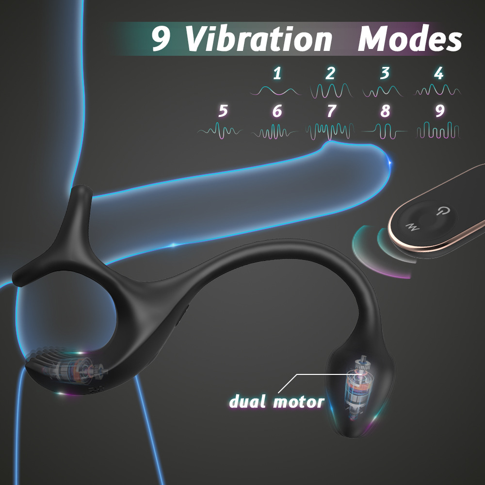 3 in 1 Multi Function New Penis Delay Cock Ring