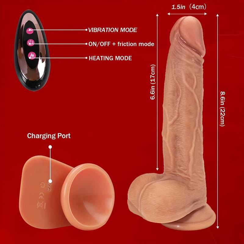 1 In 3 Realistic Thrusting Dildo Vibrator For Women - Image 7