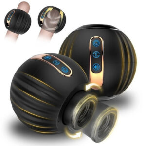 Little Pumpkin 10-Frequency Fully Automatic Telescopic Rotating Masturbator for Men, Penis Exerciser, Prostate Massager/Masturbator