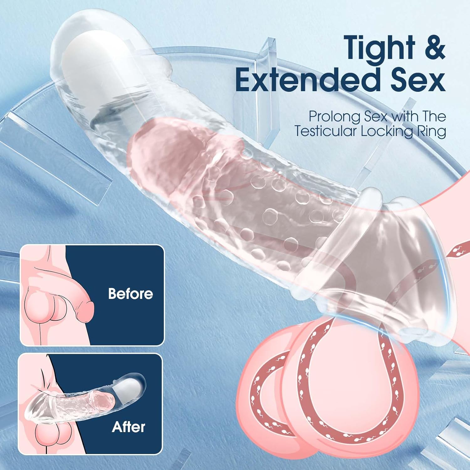 Transparent Penis Extension Sheet - Image 5