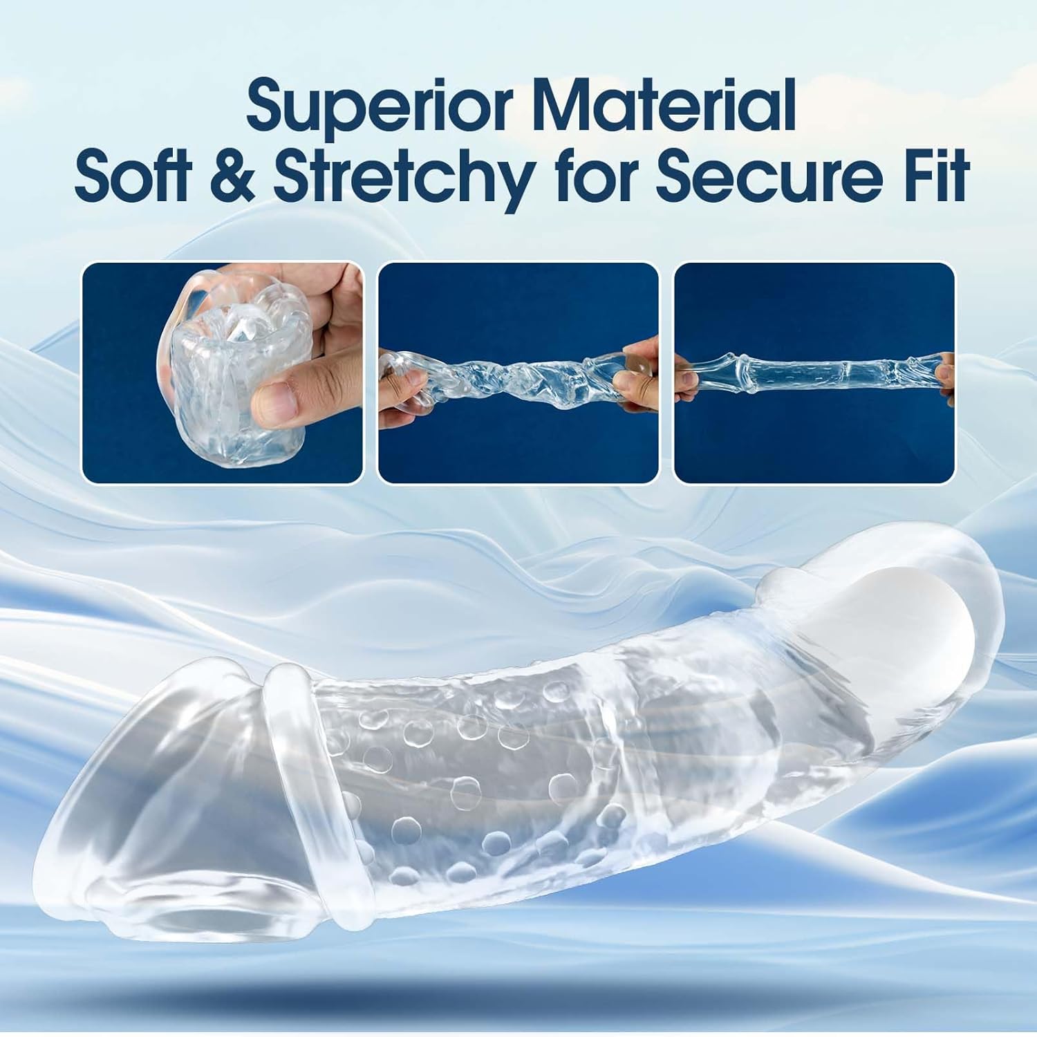 Transparent Penis Extension Sheet - Image 4