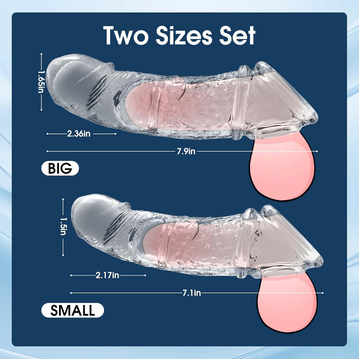 Transparent Penis Extension Sheet - Image 3