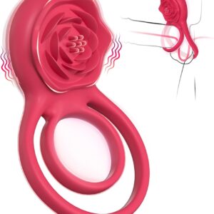 Vibrating ring clitoral stimulator