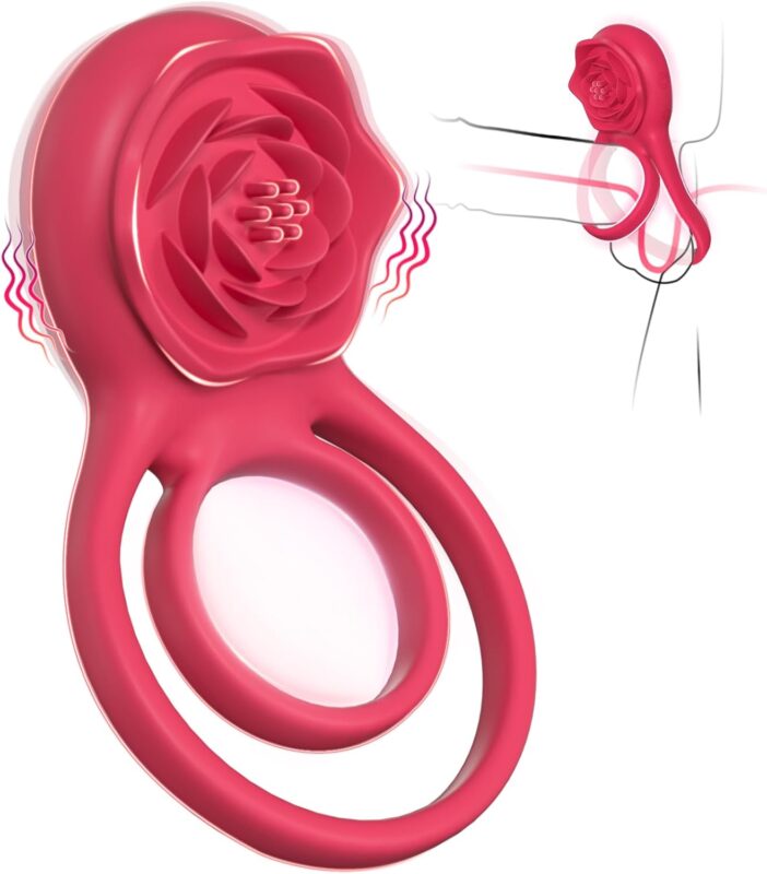 Vibrating Ring With External Stimulator product detail image