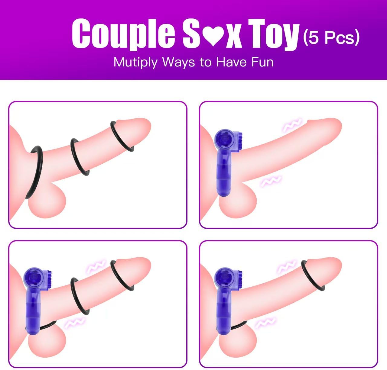 5 vibrating ring sex toys - Image 4