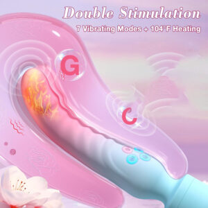 Double-headed vibrator for women