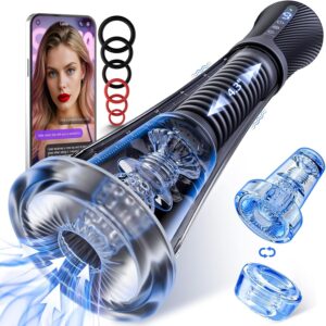 Men's transparent visual male sex toys