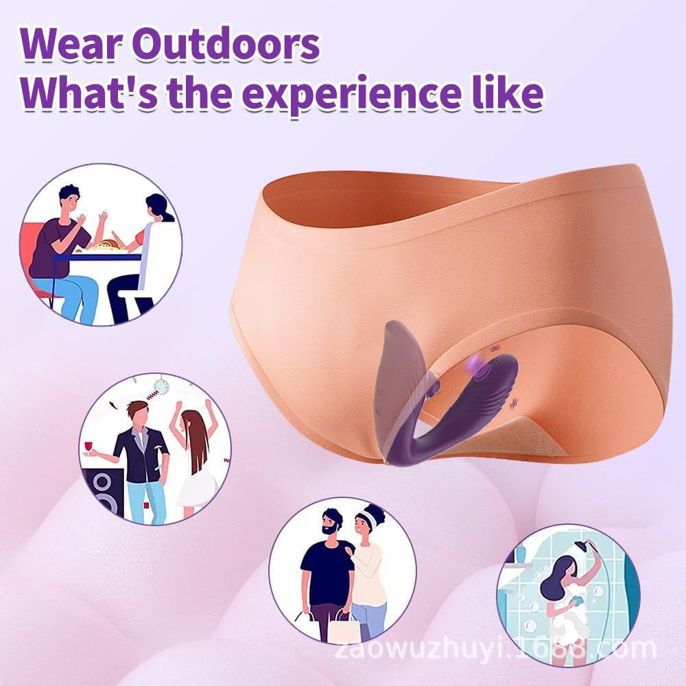 Wearable vibrating massager for women, clitoral stimulation, G-spot masturbation device - Image 2