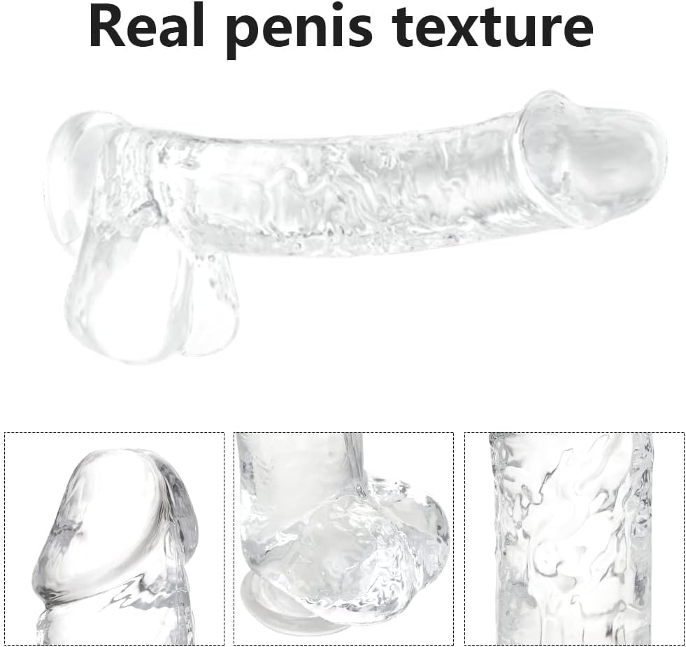 Realistic transparent dildo - Image 5