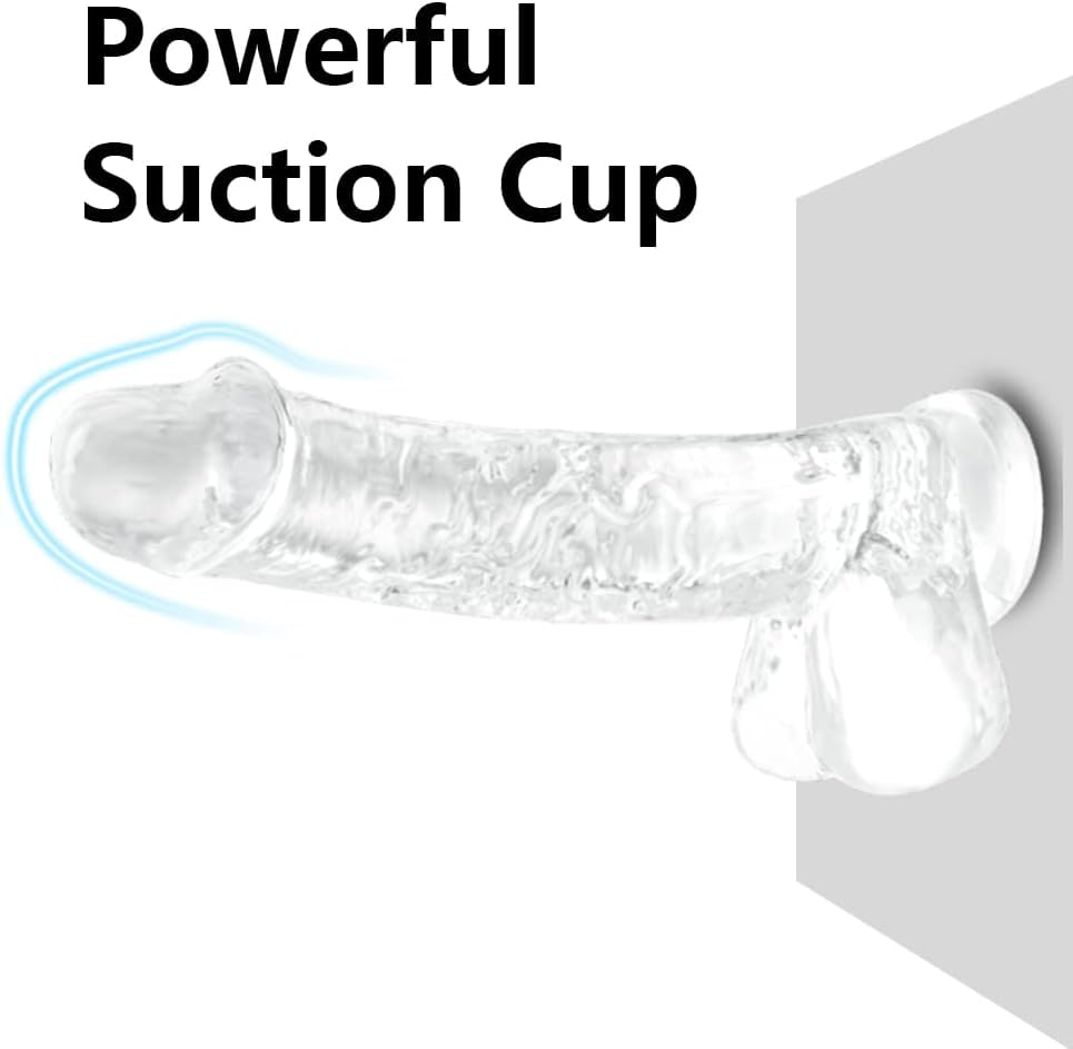 Realistic transparent dildo - Image 6