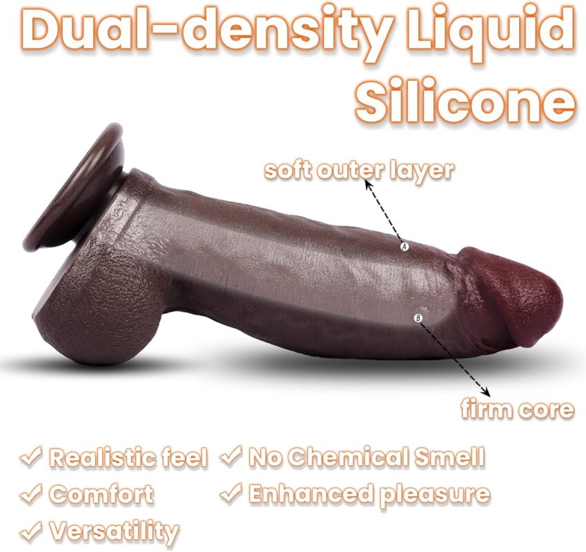 Large Silicone Wellness Toy With Suction Base product detail image
