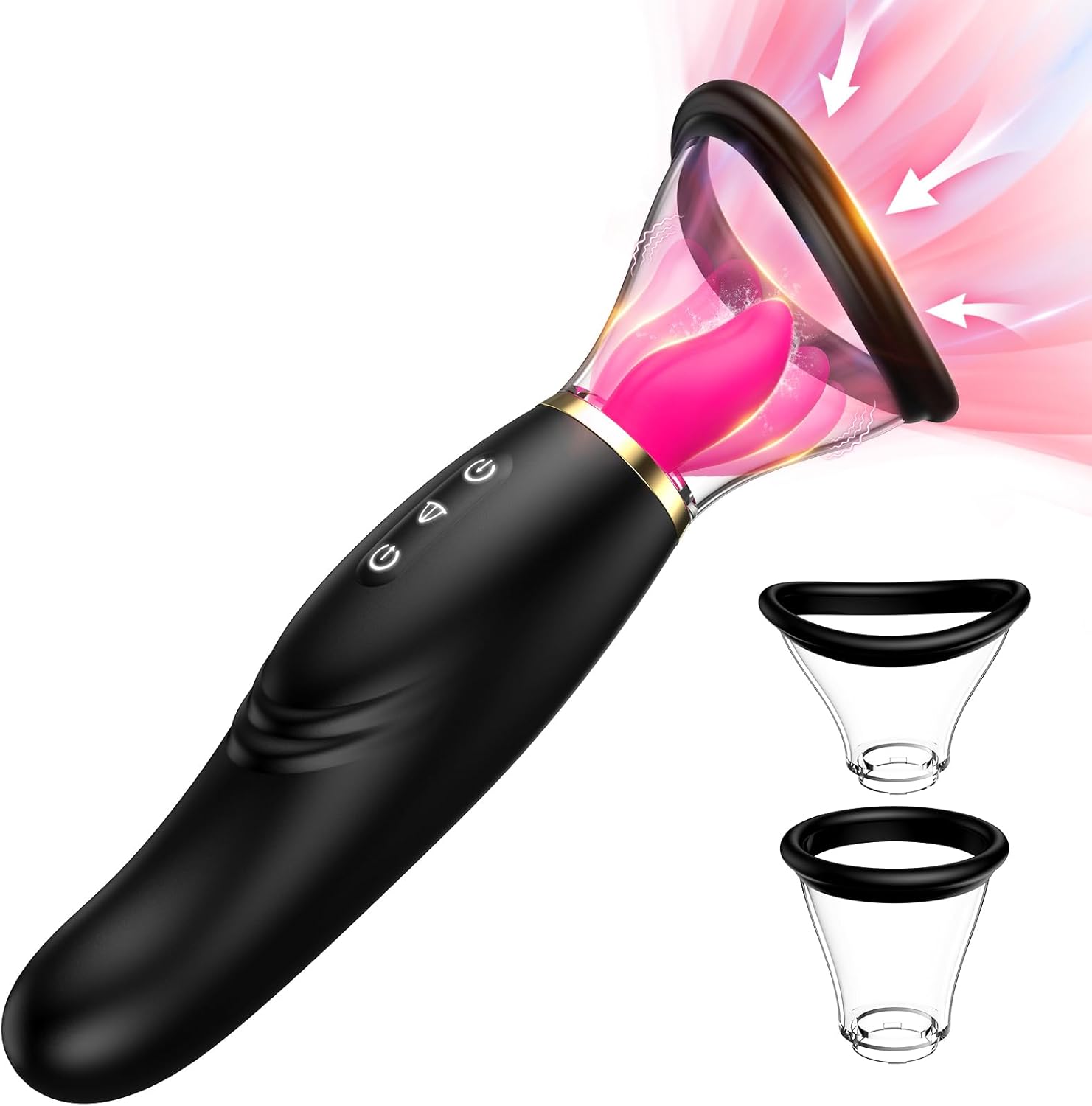 Female sucking vibrator sex toy
