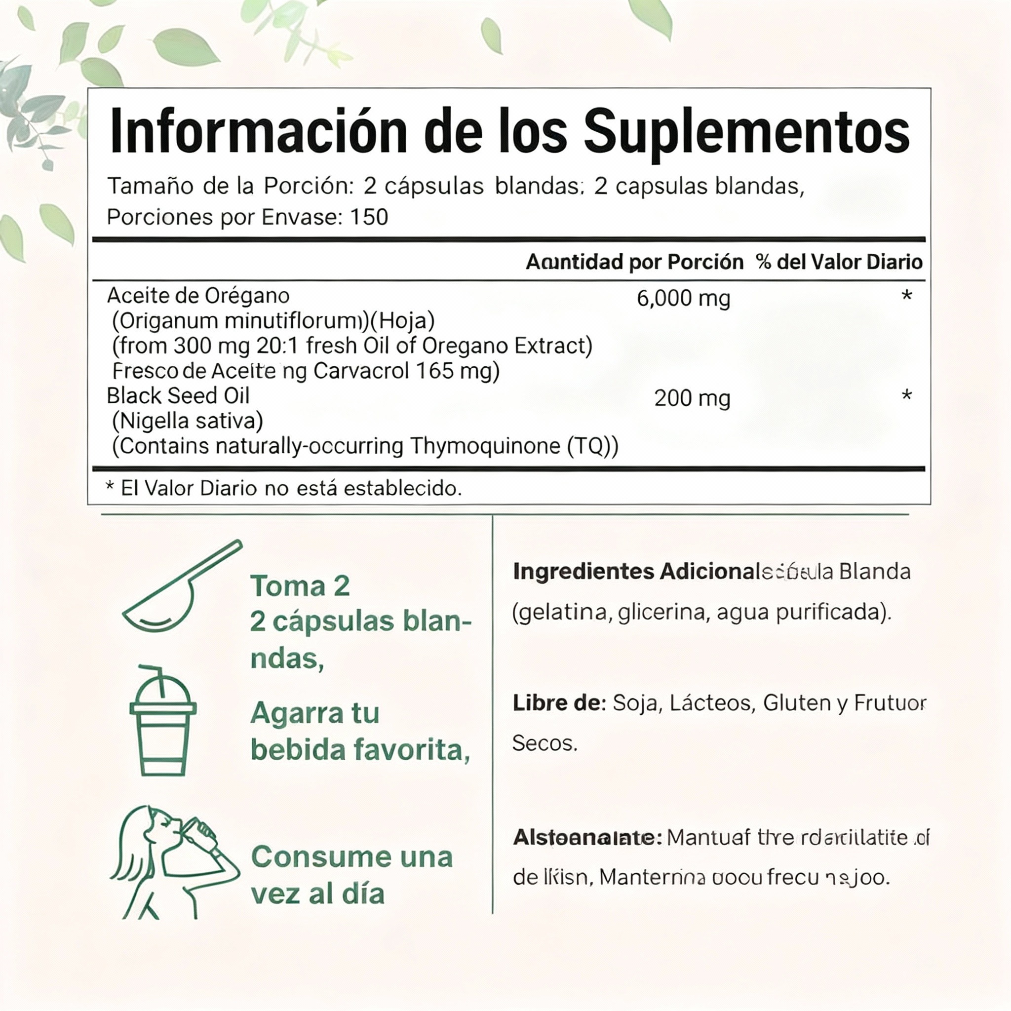 Oregano oil soft capsules - Image 4