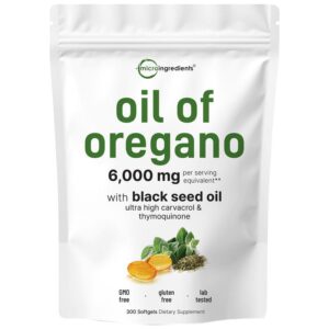 Oregano oil soft capsules