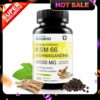 Renew Actives Ashwagandha KSM-66 Supplement 500MG per Serving with Black Pepper for Superior Absorption - Focus & Mood Support to Increase Energy & Sleep Aid