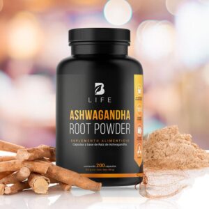 Ashwagandha Root Powder Capsules, 200 capsules. Natural ingredients. BLife. BLIFE Capsules.