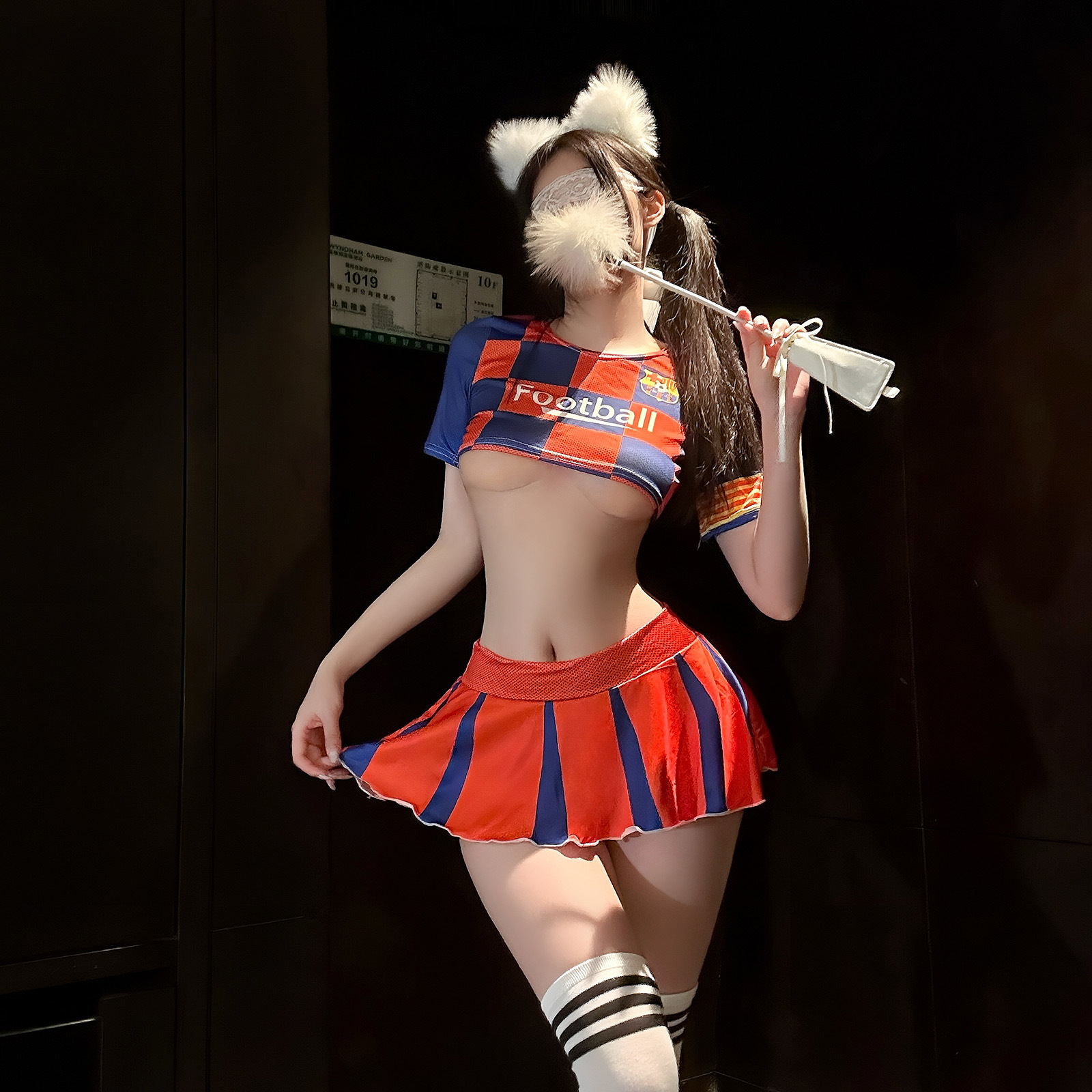 Football Babe World Cup Cheerleader Costume Cosplay Set - Image 4