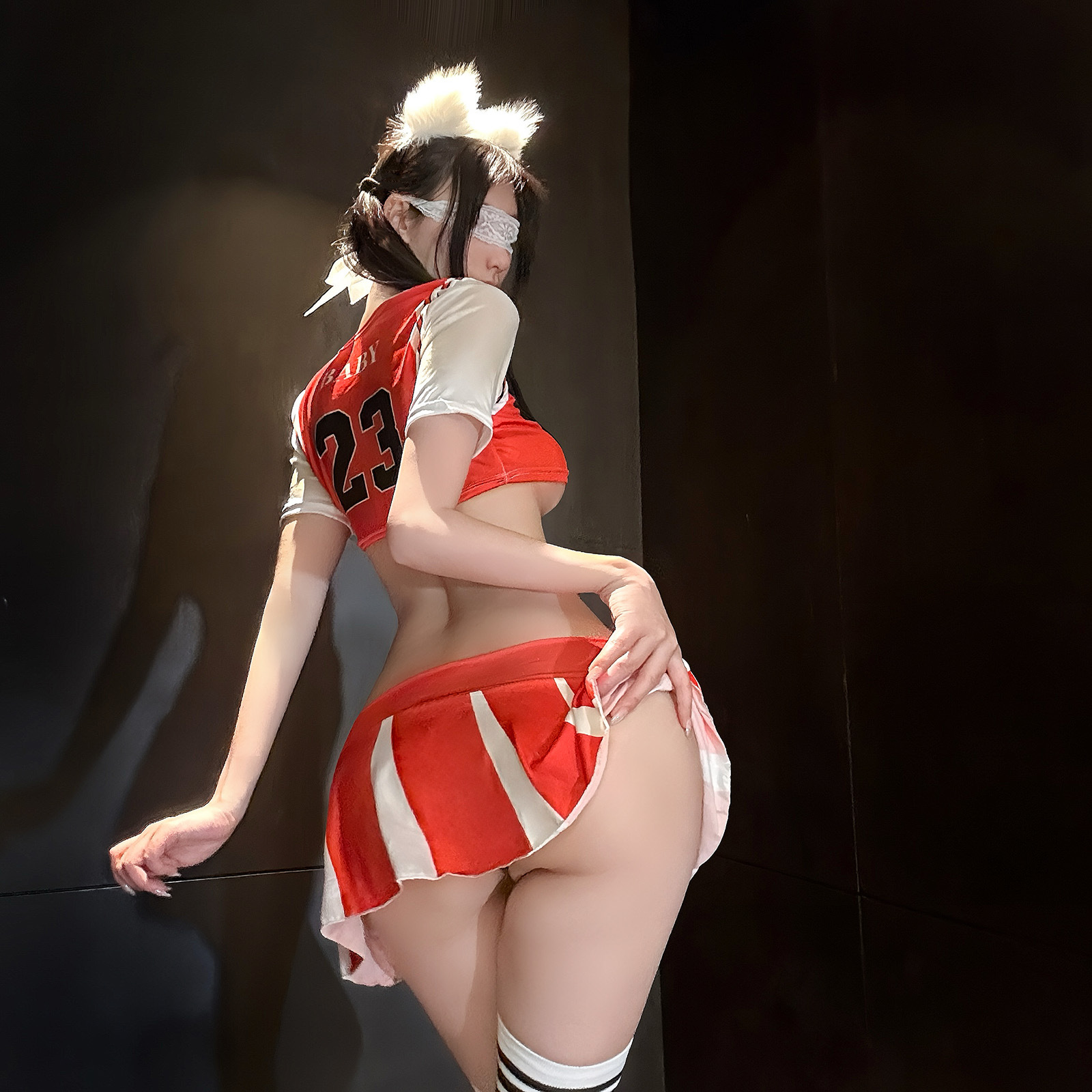 Football Babe World Cup Cheerleader Costume Cosplay Set - Image 3