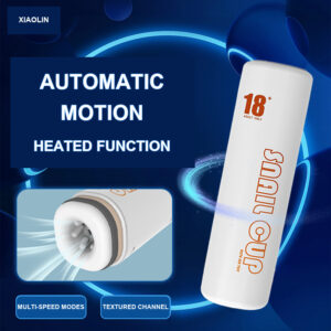 Fully automatic electric masturbator with realistic internal texture, telescoping action, and heating function.