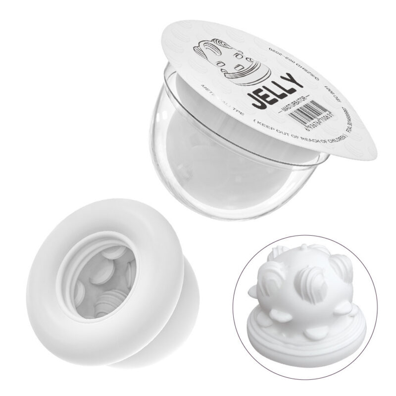 Manual Stretchable Jelly-Style Masturbator for Men Care And Storage