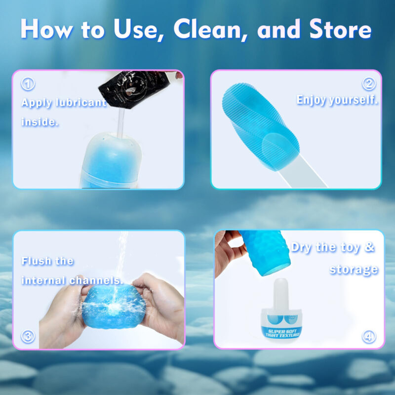 "Water Bobo" Multi-Stimulation Portable Masturbator for Men product detail