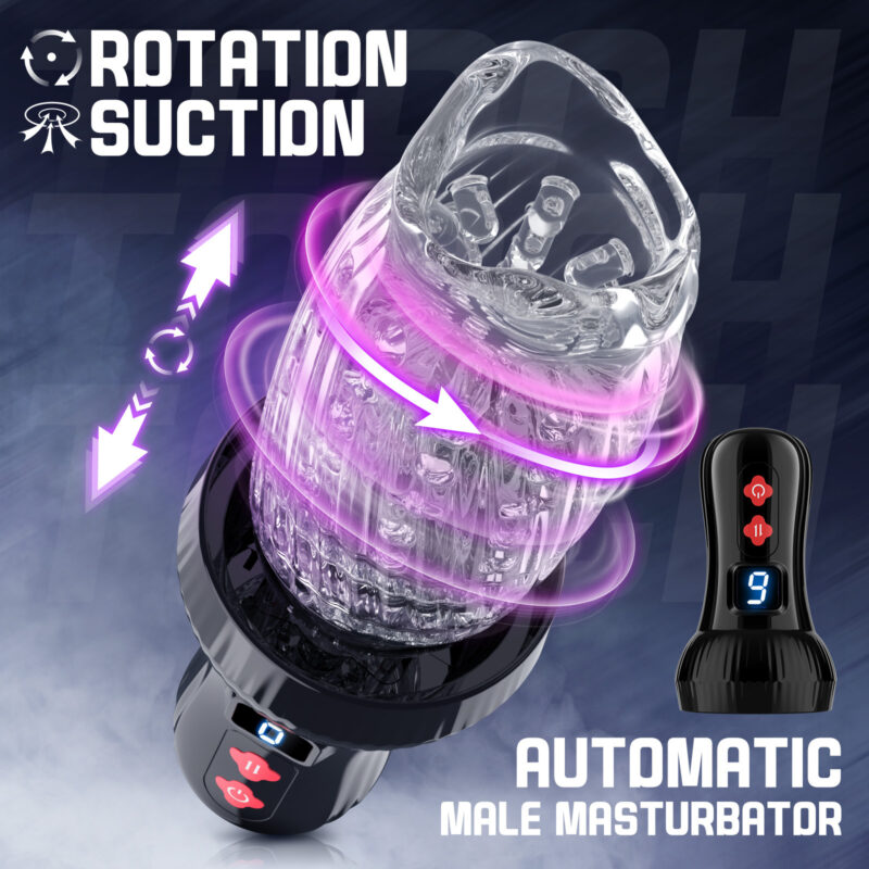 9-Mode Automatic Rotating & Thrusting Stroker with LCD Display Private Checkout