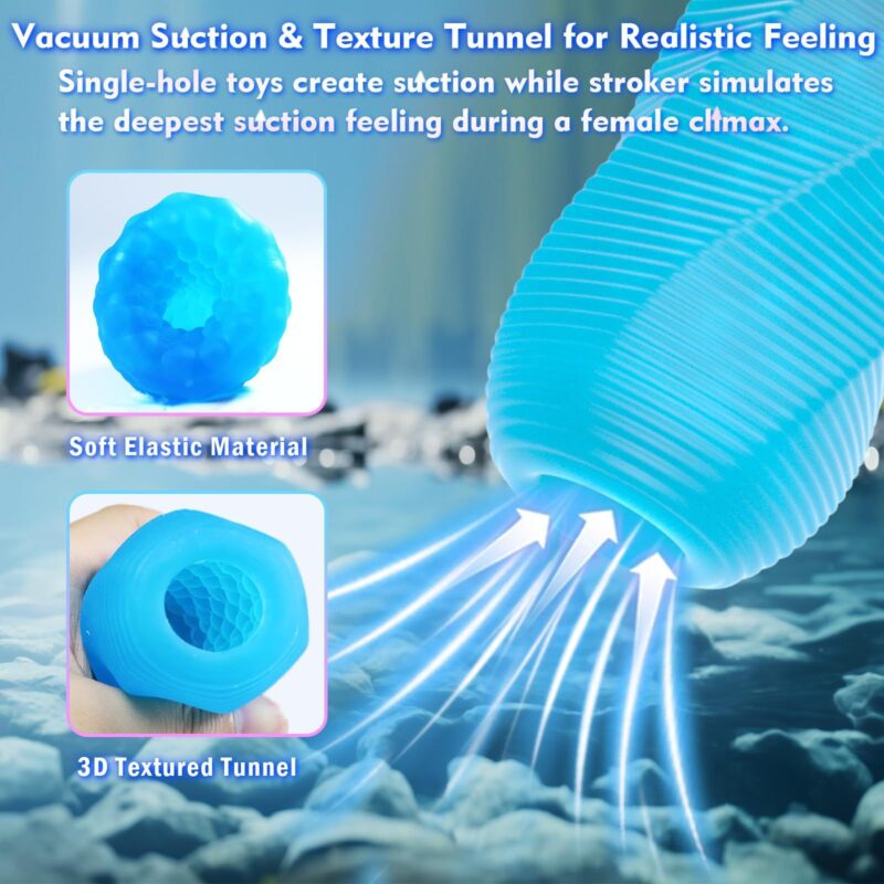 "Water Bobo" Multi-Stimulation Portable Masturbator for Men product detail image