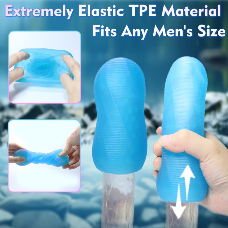 "Water Bobo" Multi-Stimulation Portable Masturbator for Men Scale And Function
