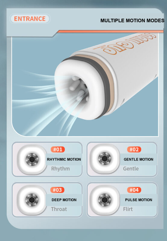 Fully automatic electric masturbator with realistic internal texture, telescoping action, and heating function. Private Checkout
