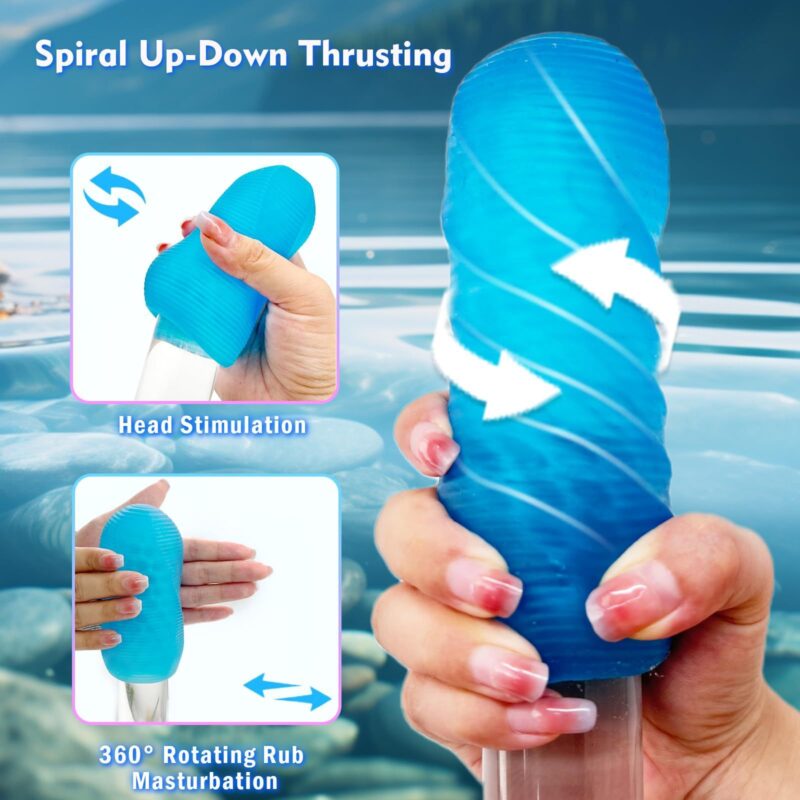"Water Bobo" Multi-Stimulation Portable Masturbator for Men Care And Storage