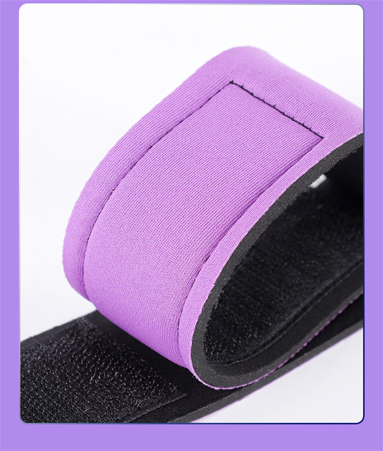 Close-up of padded adjustable restraint cuff