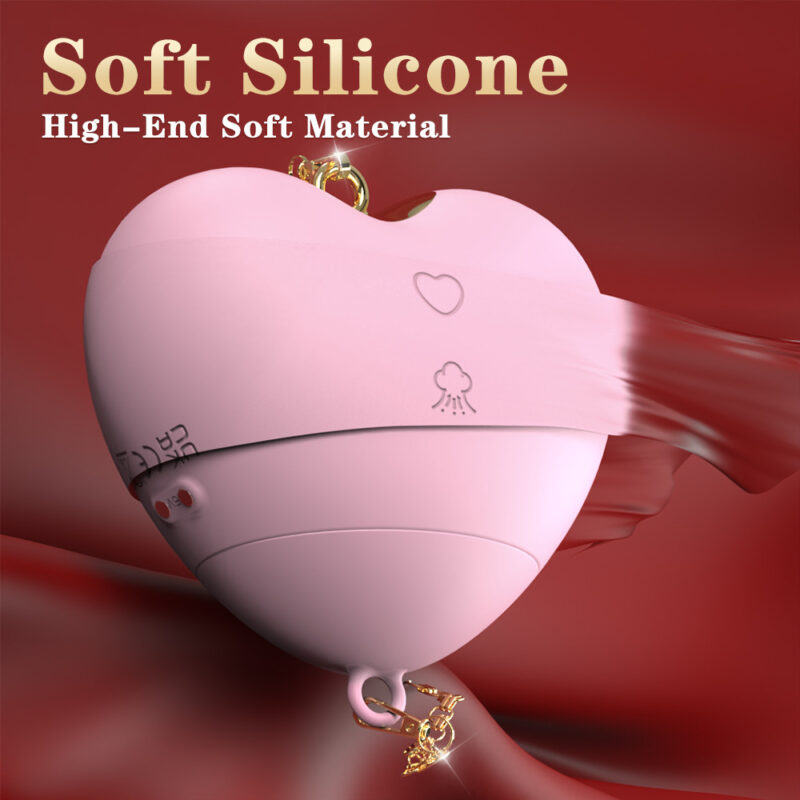 Strawberry Kiss Heart-Shaped Suction & Licking Vibrator Function Or Fit Check