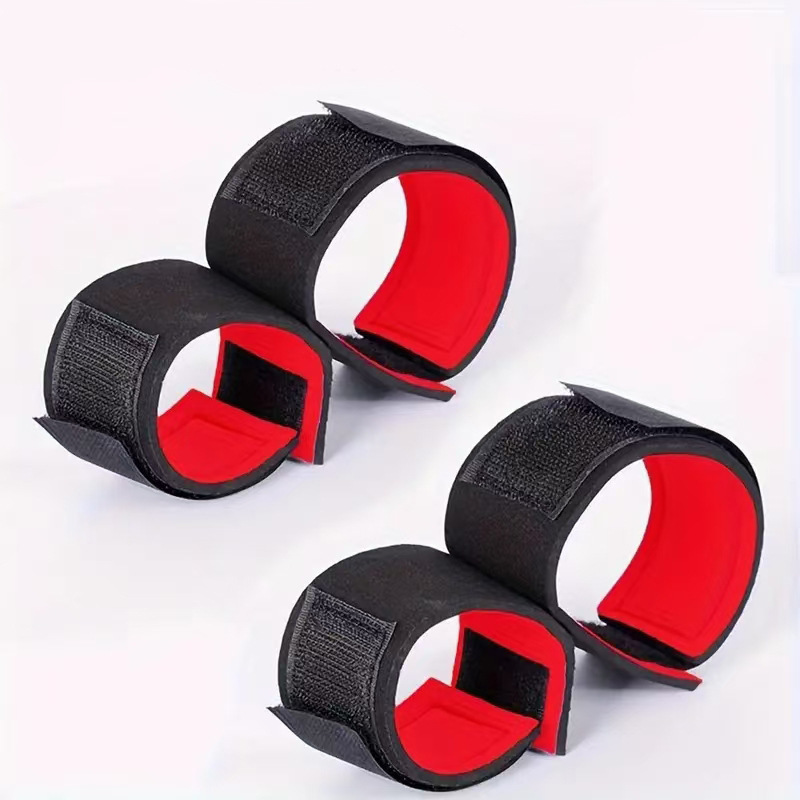 Black adjustable restraint cuff set