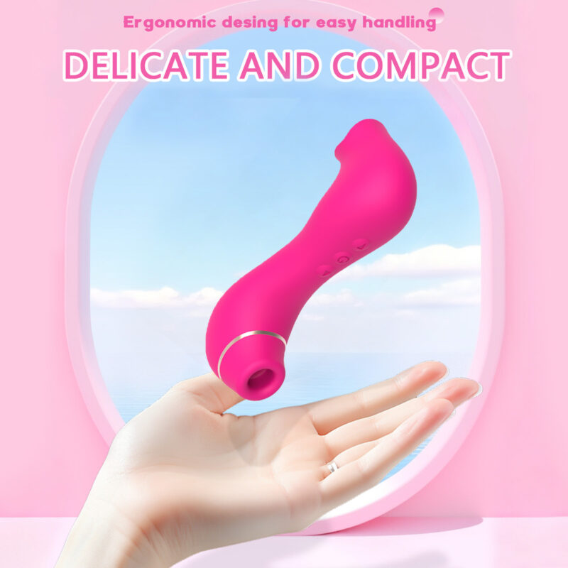 Tongue Licking & Suction Vibrator – 2-in-1 Clitoral Stimulator with 10 Suction & 10 Licking Modes Main Image Detail