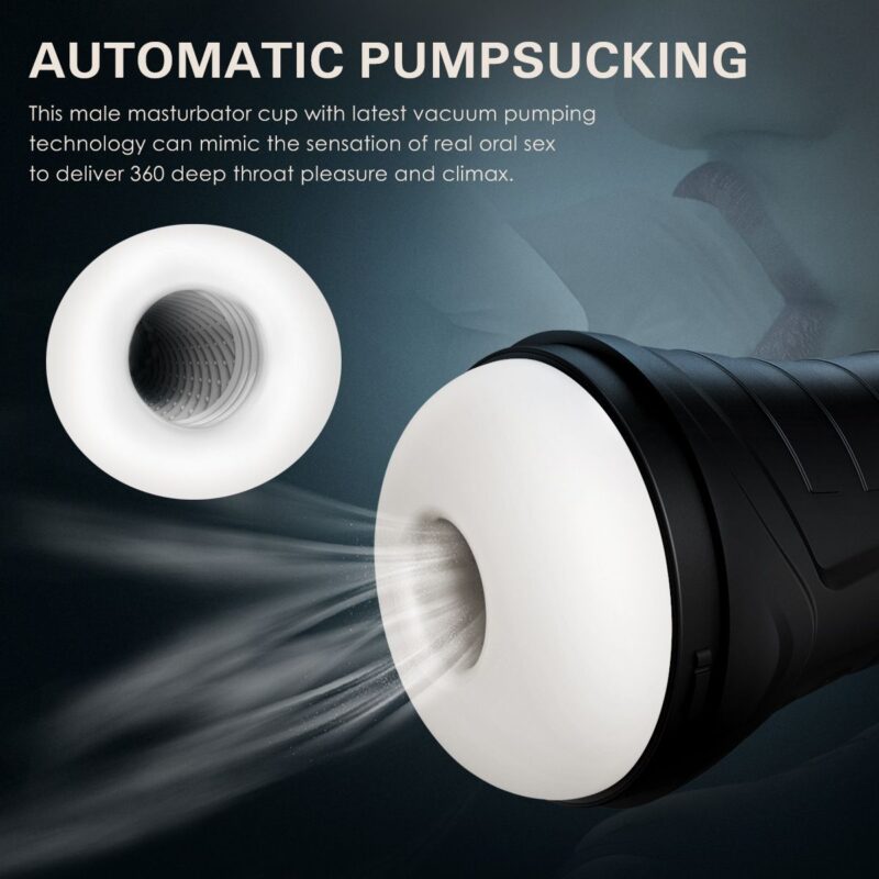 Automatic Vacuum Pump Stroker – 3 Suction Modes & Vibration Scale And Function