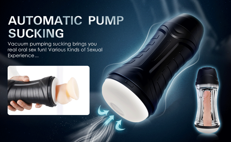 Automatic vacuum pump stroker in black