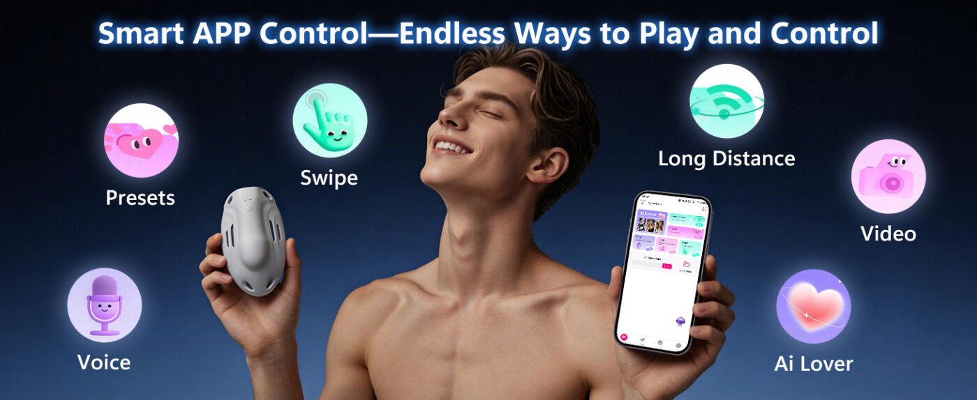 Wearable Vibrating Male Trainer - Remote Control Hands-Free Penis Vibrator Controls And Charging