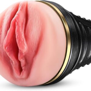Discreet Black Pocket Stroker – Textured Sleeve & Adjustable Suction