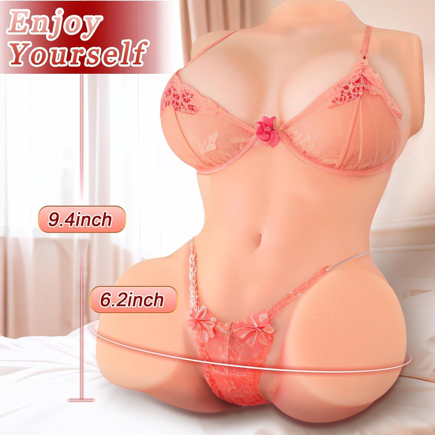 Compact Full-Body Torso Masturbator – Dual Textured Channels product detail